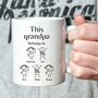 This Grandpa Belongs To Mug Gift With Grandchildren Names, thumbnail 1 of 4