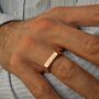 Rose Personalised Signet Ring, thumbnail 2 of 3