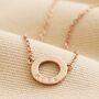 Personalised Eternity Ring Pendant Necklace, thumbnail 7 of 9