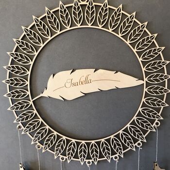 Personalised Wooden Dream Catcher, 3 of 4