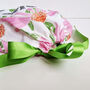 Handmade Echinacea Print Wedding Recovery Kit Pouch, thumbnail 6 of 10