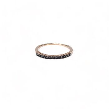 Half Eternity Stacking Rings, 925 Silver, 5 of 9