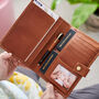 Personalised Leather Travel Wallet Fits Six Passports, thumbnail 8 of 8