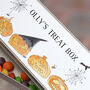 Personalised Letterbox Halloween Treat Tin, thumbnail 2 of 2