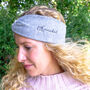Personalised Knitted Earwarmer Headband, thumbnail 1 of 5