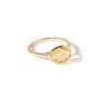 Yellow Gold Oval Briolette Cut Rings, thumbnail 8 of 11