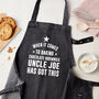 Personalised Grey Denim Baking Apron, thumbnail 2 of 3