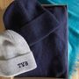 Men’s Personalised Cashmere Wool Scarf And Beanie Hat Gift Set, thumbnail 1 of 7