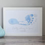 Personalised Footsteps Family Print, thumbnail 1 of 2