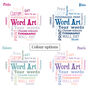 Personalised Birthday Word Art Gift For Girlfriend, thumbnail 2 of 4
