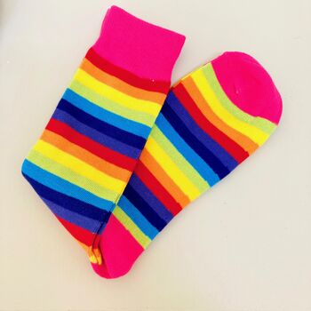Unisex Rainbow Socks ~ Boxed, 5 of 5