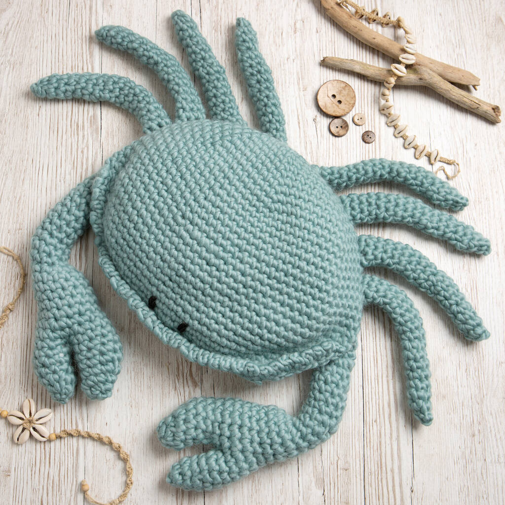 Hester Crab Animal Crochet Kit, 1 of 7