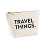 Travel Things Holiday Cosmetic Bag Pouch, thumbnail 5 of 5