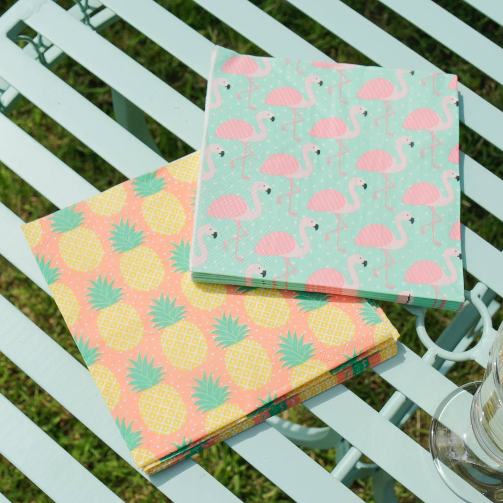 tropical paper napkin collection by dibor
