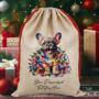 Personalised French Bulldog In Christmas Lights, thumbnail 5 of 11