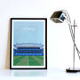 Chelsea Football Stadium Art Print Personalised Gift, thumbnail 4 of 6
