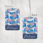 Personalised White Tiger Luggage Tag, thumbnail 2 of 3