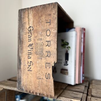 Pair Of Authentic Vintage Torres Wine Crates, 5 of 7