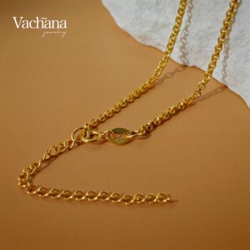 Jnana Mudra Gold Vermeil, Sterling Silver Pendant Necklace, 8 of 12