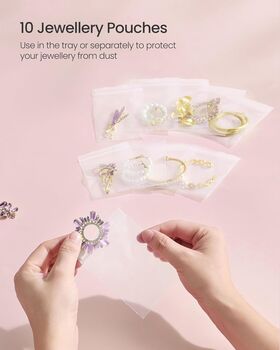 Jewellery Storage Stand With Velvet Tray, 5 of 6