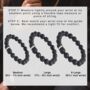 Men’s 10mm Black Onyx Bead Bracelet 'Silver Bead', thumbnail 6 of 10