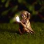 Solar Boy And Girl Garden Firefly Jar Outdoor Ornament, thumbnail 9 of 12