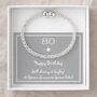 80th Birthday Magnetic Links Bracelet, thumbnail 7 of 7
