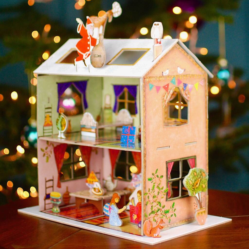 Personalised House Advent Calendar By Penelopetom Notonthehighstreet