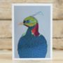 Monal Pheasant Greeting Card, thumbnail 2 of 2