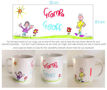 Personalised Child's Own Artwork Mug, 2 of 5