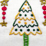 Oh Christmas Tree Festive Embroidery Kit, thumbnail 6 of 12