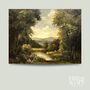 Vintage Countryside Landscape Art Print | English Rural Wall Art | Home Decor, thumbnail 8 of 10