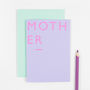 Hand Foiled 'Mother' Mother's Day Card, thumbnail 2 of 2