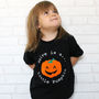 Halloween Personalised Little Pumpkin T Shirt, thumbnail 1 of 3