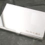 Personalised Slimline Silver Business Card Holder, thumbnail 3 of 6