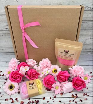 The Pink Sensation Spa Flowers Luxury Gift Box, 2 of 7