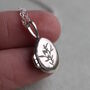 Sterling Silver Tiny Oval Locket Necklace, thumbnail 1 of 10