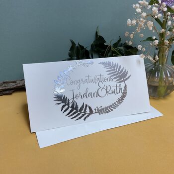 Personalised Lasercut Wedding Card, 6 of 10