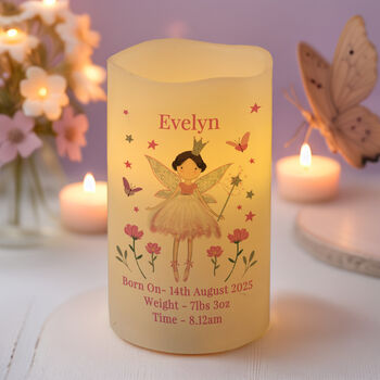 Personalised Fairy Princess Night Light LED Candle, 2 of 5