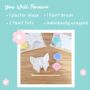 Paint Your Own Butterfly Shape Craft Kit Party Bag Fillers, thumbnail 4 of 5