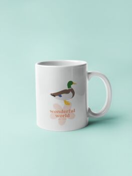 Mallard Duck Personalised Duck Mug, 4 of 4