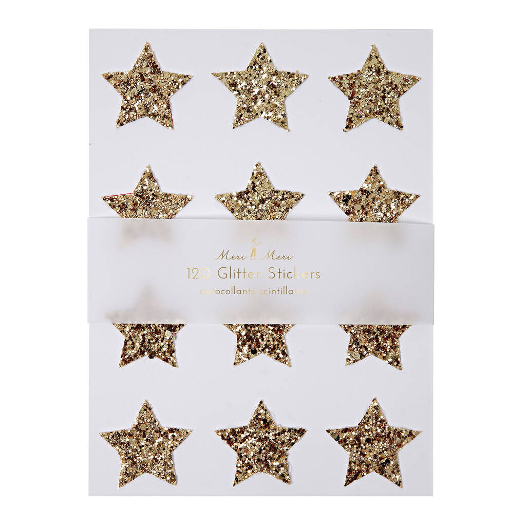 10 Festive Glitter Sticker Sheets By Berylune