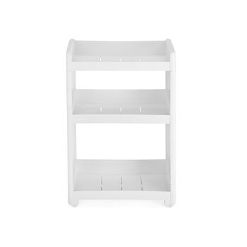 Narrow Storage Rolling Trolley With Three Shelves, 3 of 5