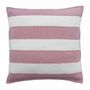 Block Stripe Hand Embroidered Wool Cushion, thumbnail 2 of 2