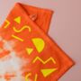 The Memphis Vinyl And Shibori Tea Towel Kit, thumbnail 7 of 9