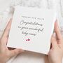 Personalised New Baby Congratulations Card For Friends, thumbnail 1 of 7