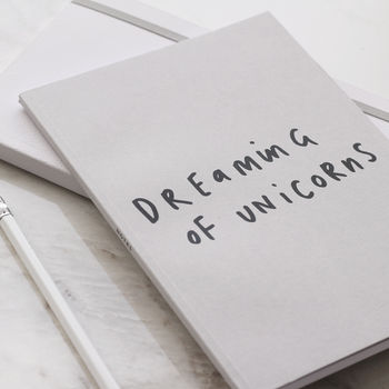 Dreaming Of Unicorns A5 Notebook, 2 of 4