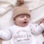 My First Mother's Day Embroidered Personalised New Baby Romper Three Colours Available, thumbnail 2 of 12