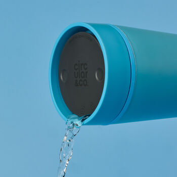 Circular And Co Coffee Cup Made From Bubblegum 8oz Blue, 4 of 8