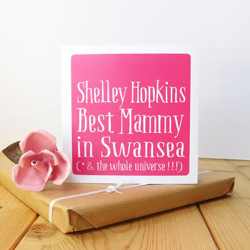 Personalised Best Mum/Mummy/Mother Card, 5 of 7
